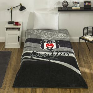 Taç Lisanslı Beşiktaş Kartal Tek Kişilik Battaniye