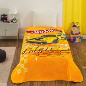 Taç LİSANSLI HOTWHEELS TEK KİŞİLİK BATTANİYE