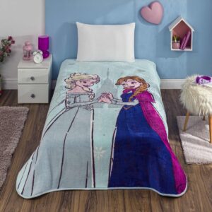 Taç Lisanslı Frozen Tek Kişilik Battaniye