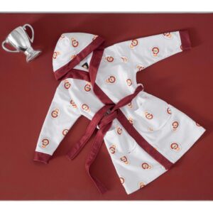 Taç YENİ SEZON LİSANSLI GALATASARAY KAPŞONLU BEBEK BORNOZ ( 4-6 YAŞ )