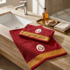 Taç YENİ SEZON LİSANSLI GALATASARAY BUKLE 2'Lİ BANYO-YÜZ HAVLU SET