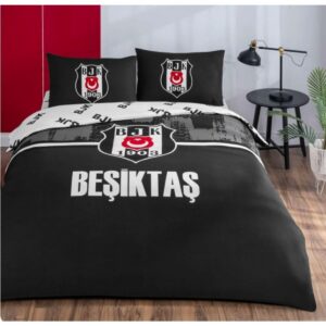 Taç YENİ SEZON LİSANSLI BEŞİKTAŞ ARMA ÇİFT KİŞİLİK NEVRESİM TAKIMI