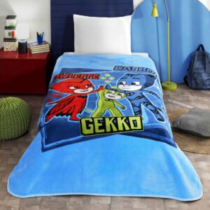 Taç Lisanslı PJ Masks Tek Kişilik Battaniye