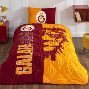 Taç Lisanslı Galatasaray Yorgan Seti Yastık Hediyeli